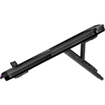 Підставка для ноутбука до 17.3" GamePro CP680, Black, 8 x 70 мм (2500 об/хв), сенсорне RGB підсвічування, 7 рівнів висоти, 2xUSB, металева сітка, 400 x 300 x 26 мм, 1.23 кг - Зображення 5