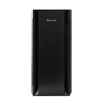 Корпус ALmordor L1400 Shield Black, без БЖ, Mid Tower, для EATX / ATX / Micro ATX / Mini ITX, 2xUSB 3.0, 1xType-C, макс. CPU - 180 мм / VGA - 410 мм / PSU - 180 мм, бічна панель із загартованого скла (ALL1400AB) - Зображення 2