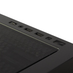 Корпус ALmordor L1400 Shield Black, без БЖ, Mid Tower, для EATX / ATX / Micro ATX / Mini ITX, 2xUSB 3.0, 1xType-C, макс. CPU - 180 мм / VGA - 410 мм / PSU - 180 мм, бічна панель із загартованого скла (ALL1400AB) - Зображення 5