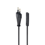 Кабель живлення від мережі PC-184, Black, 1.5 м, GTL, CEE 7/16 - IEC C7 (GTLPC18415BK)