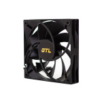 Вентилятор 120 мм, GTL Airblast N1, Black, 120x120x25 мм, 800-1800±10% об/хв, 23-33 дБ, 4pin PWM (GTL-120ABN1P)