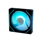 Вентилятор 120 мм, GTL Warp, Black, 120x120x25 мм, ARGB підсвічування, 800-1800 об/хв, 18.5-38.8 дБ, 4-pin (PWM, 50 см) / 3-pin (RGB, 50 см) (GTL-120WL1B ARGB)