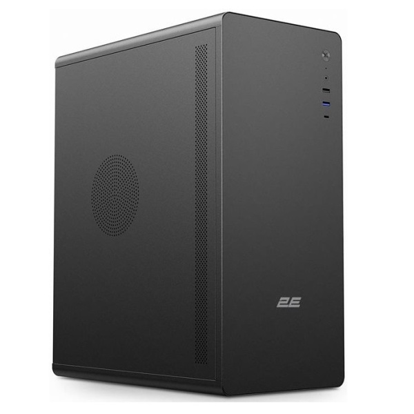 Корпус 2E Credo V500B, Black, без БЖ, Mid Tower, для ATX / Micro ATX / Mini ITX, 1xType-C / 1xUSB 3.0 / 1xUSB 2.0, макс. CPU - 160 мм / VGA - 310 мм, 1x120 мм (2E-V500B)