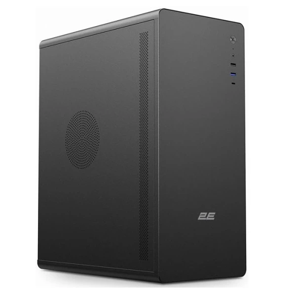 Корпус 2E Credo V500B, Black, без БЖ, Mid Tower, для ATX / Micro ATX / Mini ITX, 1xType-C / 1xUSB 3.0 / 1xUSB 2.0, макс. CPU - 160 мм / VGA - 310 мм, 1x120 мм (2E-V500B)