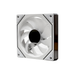 Вентилятор 120 мм, GTL Warp, White, 120x120x25 мм, ARGB підсвічування, 800-1800 об/хв, 18.5-38.8 дБ, 4-pin (PWM, 50 см) / 3-pin (RGB, 50 см) (GTL-120WL1W ARGB) - Зображення 3