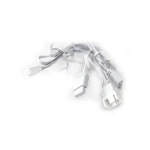 Вентилятор 120 мм, GTL Warp, White, 120x120x25 мм, ARGB підсвічування, 800-1800 об/хв, 18.5-38.8 дБ, 4-pin (PWM, 50 см) / 3-pin (RGB, 50 см) (GTL-120WL1W ARGB) - Зображення 6