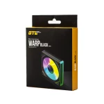 Вентилятор 120 мм, GTL Warp, Black, 120x120x25 мм, ARGB підсвічування, 800-1800 об/хв, 18.5-38.8 дБ, 4-pin (PWM, 50 см) / 3-pin (RGB, 50 см) (GTL-120WL1B ARGB) - Зображення 5