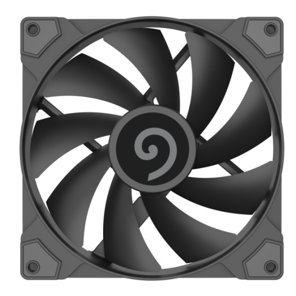 Вентилятор 140 мм, GameMax, Black, 140х140х25 мм, 600-1400 об/хв, до 30 дБ, 4-pin (PWM, 50 см), гідродинамічний підшипник (GMX-14WFBK-PWM)