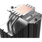 Кулер для процесора ID-Cooling FROZN A410 SE ARGB, Black, 120 мм, 4 теплових трубок, алюміній/мідь, 300±200~2000±10% RPM, 27.2dB(A) Max, Intel: 1851/1700/1200/115x, AMD: AM4/AM5, 152х76х128 мм, 4-pin PWM, ARGB, до 180 Вт - Зображення 5