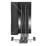 Кулер для процесора ID-Cooling FROZN A410 SE ARGB, Black, 120 мм, 4 теплових трубок, алюміній/мідь, 300±200~2000±10% RPM, 27.2dB(A) Max, Intel: 1851/1700/1200/115x, AMD: AM4/AM5, 152х76х128 мм, 4-pin PWM, ARGB, до 180 Вт - Зображення 6