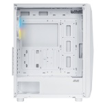 Корпус 2E Gaming Aruba (G3313W), White, без БЖ, Mid Tower, для ATX / Micro ATX / Mini ITX, 1xUSB 3.0 / 2xUSB 2.0, макс. CPU - 165 мм / VGA - 330 мм, 5x120 ARGB, бічна панель із загартованого скла (2E-G3313W) - Зображення 4