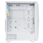Корпус 2E Gaming Aruba (G3313W), White, без БЖ, Mid Tower, для ATX / Micro ATX / Mini ITX, 1xUSB 3.0 / 2xUSB 2.0, макс. CPU - 165 мм / VGA - 330 мм, 5x120 ARGB, бічна панель із загартованого скла (2E-G3313W) - Зображення 4