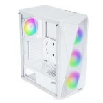 Корпус 2E Gaming Aruba (G3313W), White, без БЖ, Mid Tower, для ATX / Micro ATX / Mini ITX, 1xUSB 3.0 / 2xUSB 2.0, макс. CPU - 165 мм / VGA - 330 мм, 5x120 ARGB, бічна панель із загартованого скла (2E-G3313W) - Зображення 7