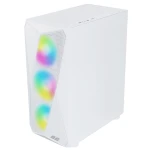 Корпус 2E Gaming Aruba (G3313W), White, без БЖ, Mid Tower, для ATX / Micro ATX / Mini ITX, 1xUSB 3.0 / 2xUSB 2.0, макс. CPU - 165 мм / VGA - 330 мм, 5x120 ARGB, бічна панель із загартованого скла (2E-G3313W) - Зображення 8