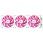 Система рідинного охолодження ID-Cooling FX360 INF PINK, Intel: 1851/1700/1200/115x, AMD: AM4/AM5, 3x120mm 500～2000±10%RPM, 29.9dB(A) Max, до 350 Вт - Зображення 3