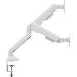 Кронштейн настільний для монітора 17-35" OfficePro MA442W, White, для двох екранів, VESA 100x100 мм/75x75 мм, регулювання (повороту, нахилу, обертання, висоти), навантаження до 12 кг - Зображення 2