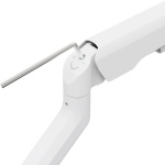 Кронштейн настільний для монітора 17-35" OfficePro MA442W, White, для двох екранів, VESA 100x100 мм/75x75 мм, регулювання (повороту, нахилу, обертання, висоти), навантаження до 12 кг - Зображення 7