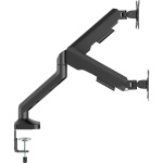 Кронштейн настільний для монітора 17-35" OfficePro MA442B, Black, для двох екранів, VESA 100x100 мм/75x75 мм, регулювання (повороту, нахилу, обертання, висоти), навантаження до 12 кг - Зображення 2