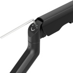 Кронштейн настільний для монітора 17-35" OfficePro MA442B, Black, для двох екранів, VESA 100x100 мм/75x75 мм, регулювання (повороту, нахилу, обертання, висоти), навантаження до 12 кг - Зображення 7