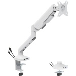 Кронштейн настільний для монітора 17-40" OfficePro MA451W, White, VESA 100x100 мм/75x75 мм, регулювання (повороту, нахилу, обертання, висоти), навантаження до 12 кг - Зображення 2