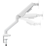 Кронштейн настільний для монітора 17-40" OfficePro MA451W, White, VESA 100x100 мм/75x75 мм, регулювання (повороту, нахилу, обертання, висоти), навантаження до 12 кг - Зображення 9