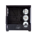 Корпус GTL Gaming "Universe", Black, без БЖ, Mid Tower, ATX / Micro ATX / Mini ITX, 1xUSB 3.0 / 2xUSB 2.0, макс. CPU - 170 мм / VGA - 425 мм, 4x120 мм ARGB, бічна та передня панель із загартованого скла (GTLXE218) - Зображення 4