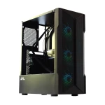 Корпус GTL Gaming "Trinity", Black, без БЖ, Mid Tower, ATX / Micro ATX / Mini ITX, 1xUSB 3.0 / 2xUSB 2.0, макс. CPU - 150 мм / VGA - 280 мм, 3x120 мм ARGB, бічна панель із загартованого скла (GTL1805) - Зображення 2