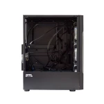 Корпус GTL Gaming "Trinity", Black, без БЖ, Mid Tower, ATX / Micro ATX / Mini ITX, 1xUSB 3.0 / 2xUSB 2.0, макс. CPU - 150 мм / VGA - 280 мм, 3x120 мм ARGB, бічна панель із загартованого скла (GTL1805) - Зображення 4