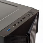 Корпус GTL Gaming "Trinity", Black, без БЖ, Mid Tower, ATX / Micro ATX / Mini ITX, 1xUSB 3.0 / 2xUSB 2.0, макс. CPU - 150 мм / VGA - 280 мм, 3x120 мм ARGB, бічна панель із загартованого скла (GTL1805) - Зображення 6
