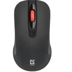 Миша бездротова Defender Nexus MS-195, Black, USB, оптична, 800 - 1600 dpi, 4 кнопки, 2xAAA (52195)