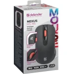 Миша бездротова Defender Nexus MS-195, Black, USB, оптична, 800 - 1600 dpi, 4 кнопки, 2xAAA (52195) - Зображення 6