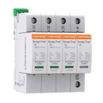 Обмежувач перенапруги STPT2-40K275V-4P  Imax 40kA, 3P+N, 230/400В, Uc 275В