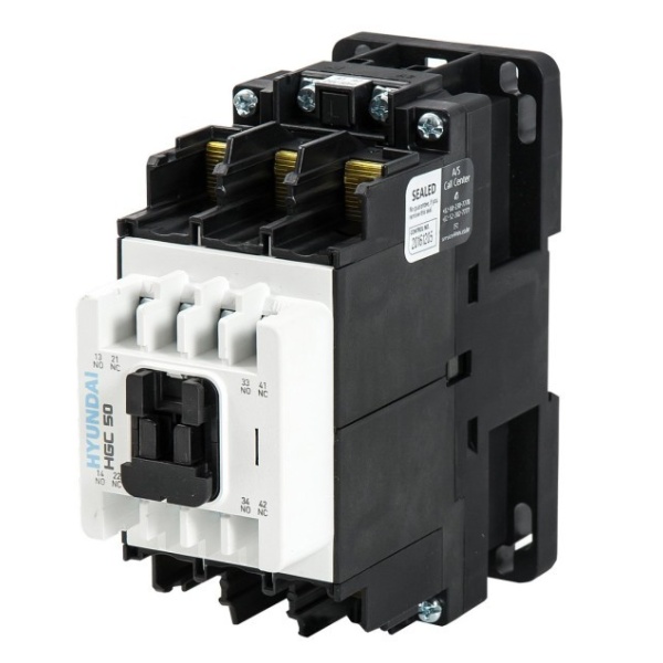 Контактор HGC 50A (22кВт), AC220V (2NO-2NC)