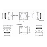 Камера FPV Foxeer Cat 4 Mini 1/3" 1200TVL M12 L2.1 (чорний) - Зображення 5