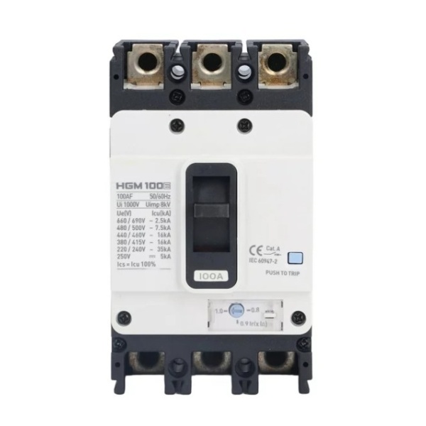 Автоматичний вимикач MCCB HGM 3P 1250А Icu-70kA (0.6 - 1.0) x In