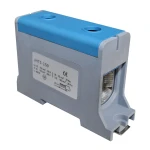 Клема силова СКНГ-JHT5-150 35-150мм2 290А "N" синій TNSy