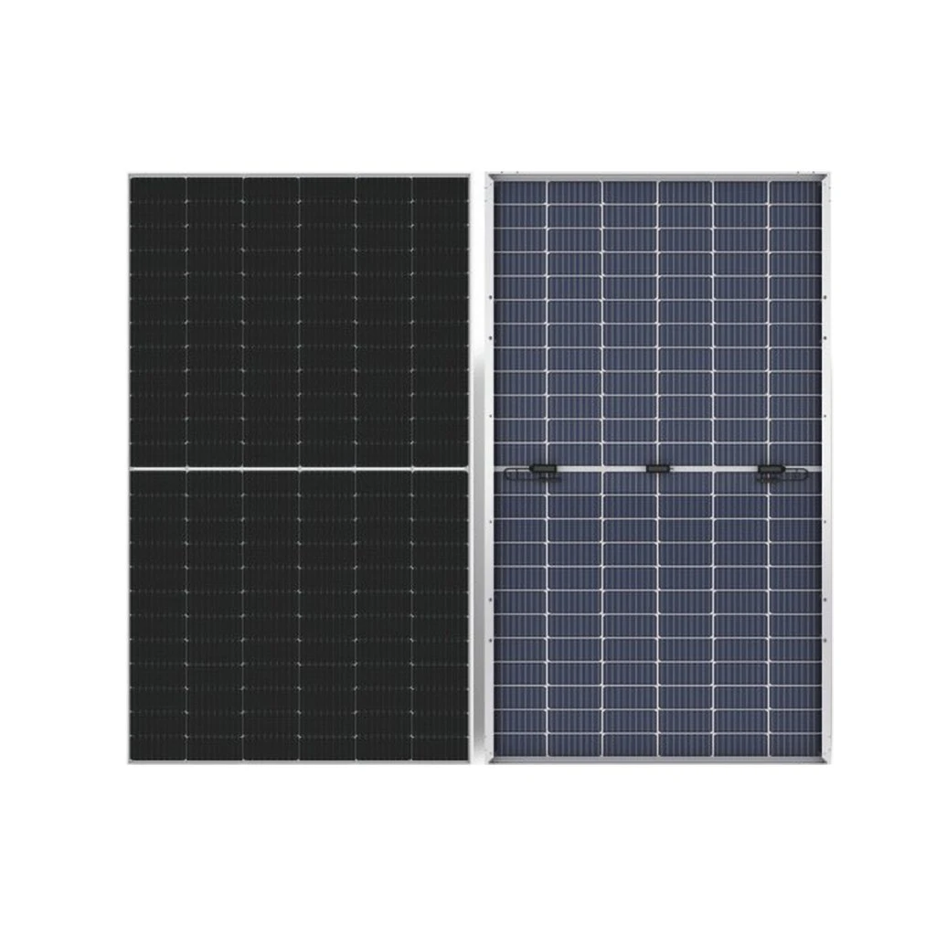 01d13cfb6e0ce307e665a0cc9bd91.jpg Сонячна панель LP Longi Solar Half-Cell 585W (30 проф. Topcon N Bi-facial, монокрист. каб. 100 см) - Зображення 1