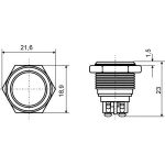 TY 16-211A Scr  Кнопка металева пласка, (гвинтове з'єднання), 1NO. - Зображення 7