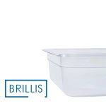 Гастроємність BRILLIS із полікарбонату GN 1/2-100 мм, прозора - Зображення 3