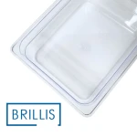 Гастроємність BRILLIS із полікарбонату GN 1/2-100 мм, прозора - Зображення 4