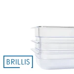 Гастроємність BRILLIS із полікарбонату GN 1/4-65 мм, прозора - Зображення 7