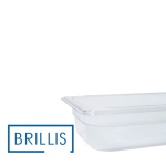 Гастроємність BRILLIS із полікарбонату GN 1/4-65 мм, прозора - Зображення 3