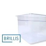 Гастроємність BRILLIS із полікарбонату GN 1/2-200 мм, прозора - Зображення 3
