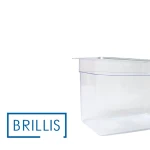 Гастроємність BRILLIS із полікарбонату GN 1/3-200 мм, прозора - Зображення 3