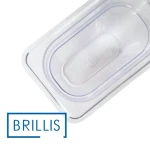 Гастроємність BRILLIS із полікарбонату GN 1/9-150 мм, прозора - Зображення 4