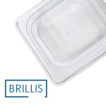Гастроємність BRILLIS із полікарбонату GN 1/6-100 мм, прозора - Зображення 3