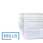 Гастроємність BRILLIS із полікарбонату GN 1/2-200 мм, прозора - Зображення 7