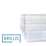 Гастроємність BRILLIS із полікарбонату GN 1/2-200 мм, прозора - Зображення 7