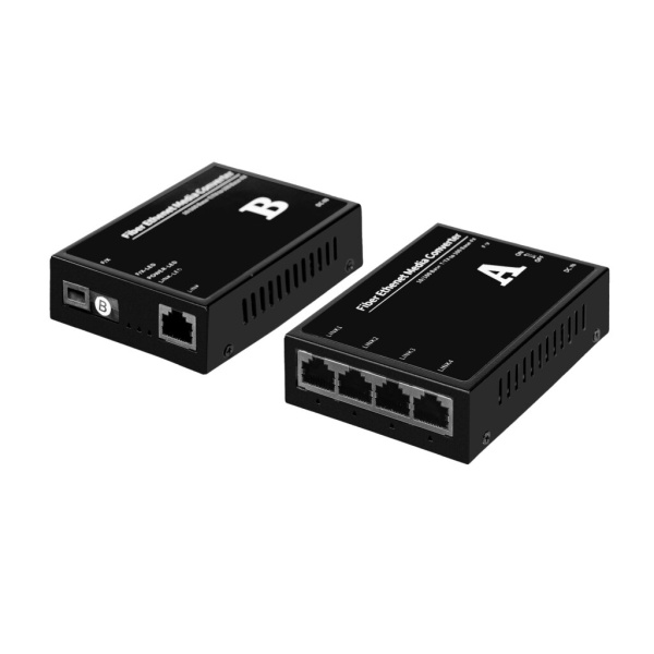 Медіаконвертор пара GV-1004G- F/X- 20KM A (1000Мб/с) + GV-1001F- F/X- 20KM B (1000Мб/с)