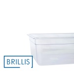 Гастроємність BRILLIS із полікарбонату GN 1/1-150 мм, прозора - Зображення 2